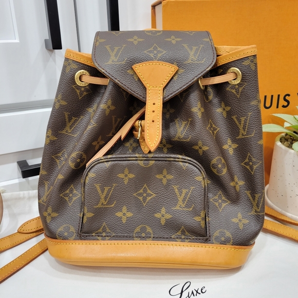 Beautiful ❤Authentic LV Montsouris Mini Backpack Bag Monogram - Picture 10 of 16